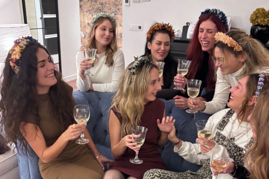 diademas de flores preservadas