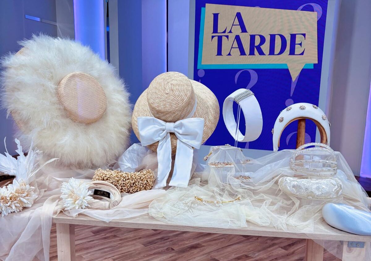 Presentación en TeleMadrid de la nueva colección para novias «Doce maneras de decir SÍ»